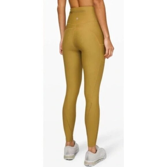 Lululemon Flurry Up Super High-Rise Tight Grape Leaf W5CC6S Tech Fleece Sz 2 - Picture 1 of 10